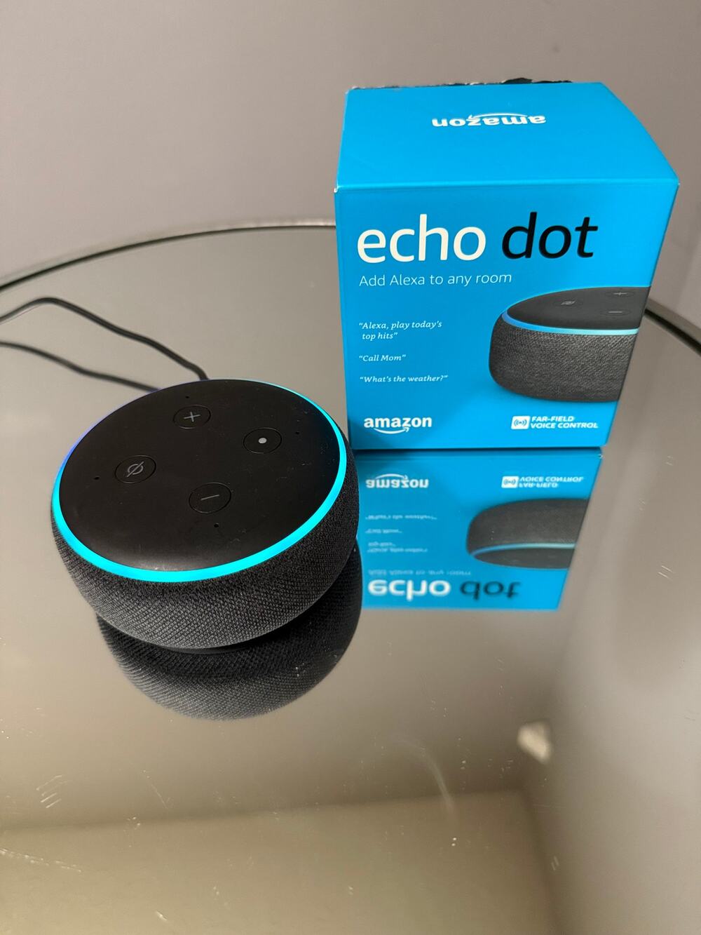 Amazon Echo Dot (3rd Gen) Smart Speaker with Alexa - Charcoal (with Box)